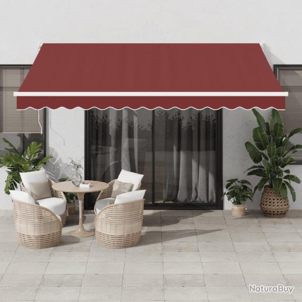 Auvent r�tractable automatique bordeaux 400x300 cm