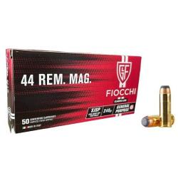 MUNITIONS FIOCCHI 44 MAG SJSP 240GR X50