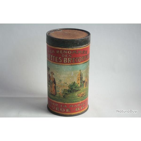 Bo�te t�le lithographi�e Galettes bretonnes Lehu�d� Batz