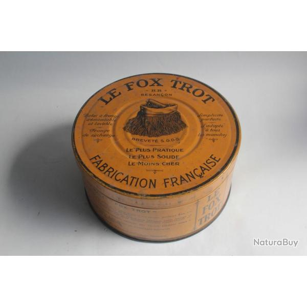 Bo�te t�le lithographi�e Balai Fox-Trot B.B Besan�on