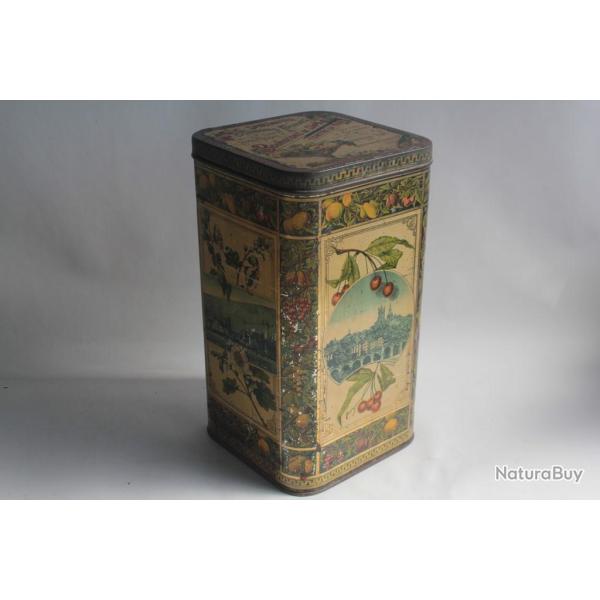 Bo�te t�le lithographi�e Confiserie Laurent & Rossier Lausanne Suisse