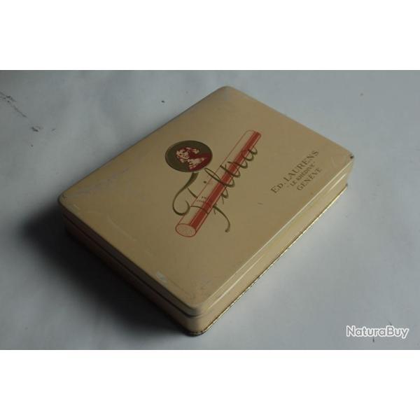 Bo�te � cigarettes t�le lithographi�e ED. LAURENS Kh�dive Filtra tabac