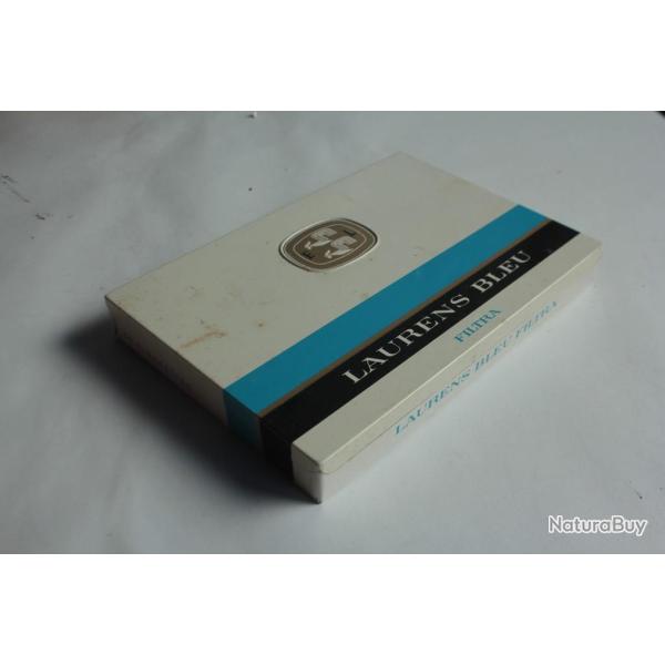 Bo�te � cigarettes t�le lithographi�e ED. LAURENS Bleu tabac