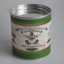 Boîte à tabac cigarettes tôle papier lithographié ED. LAURENS Khédive