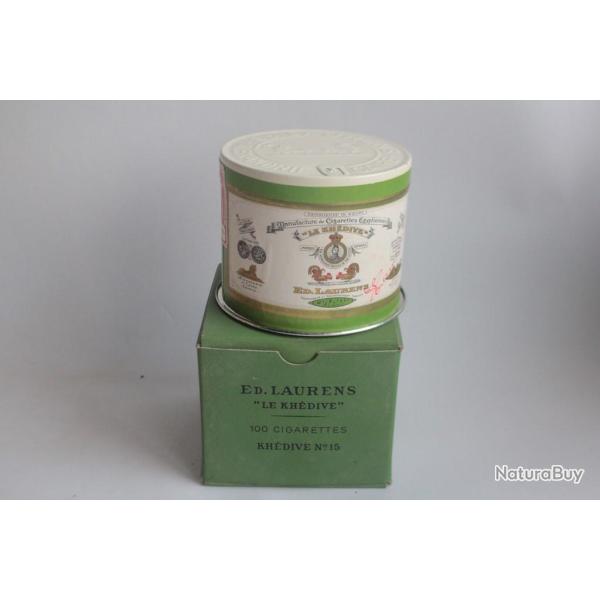 Bo�te � cigarettes t�le papier lithographi� ED. LAURENS Kh�dive n�15 tabac