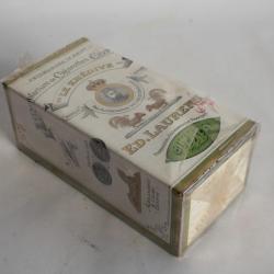 Boîte à cigarettes tôle papier lithographié ED. LAURENS Khédive n°12 tabac