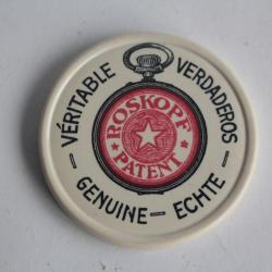 Miroir de poche publicitaire Horloger Roskopf Suisse Montre