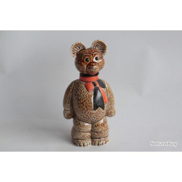 Flacon figuratif Ours c�ramique