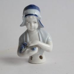 Demi figurine porcelaine Fillette Hollandaise