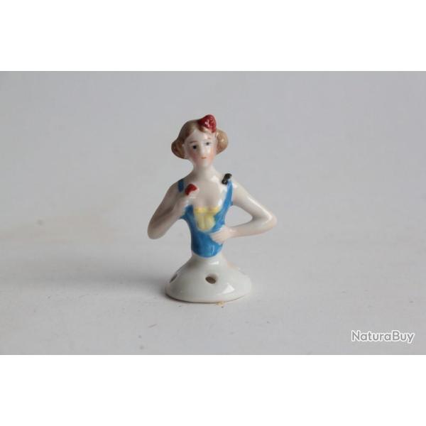 Demi figurine porcelaine Femme