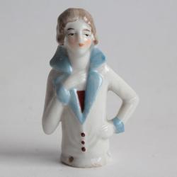 Demi figurine porcelaine Femme Art Déco