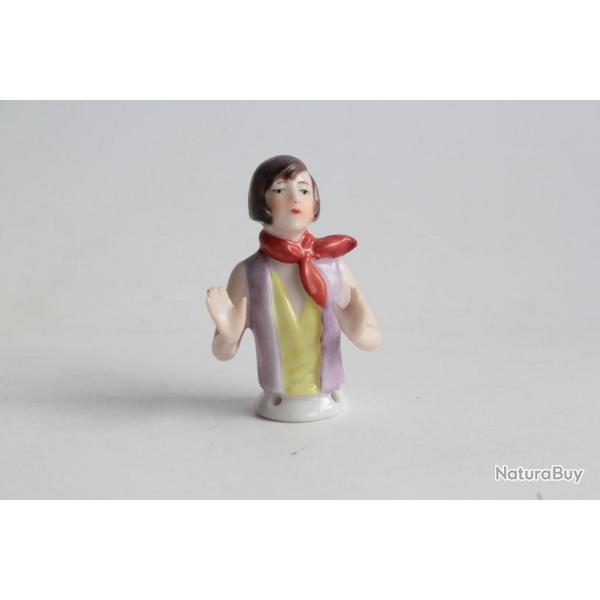 Demi figurine porcelaine Femme Art Dco