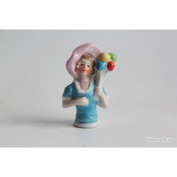 Demi figurine porcelaine Femme