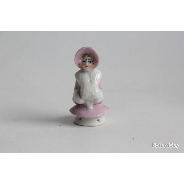 Demi figurine porcelaine Femme Art Dco