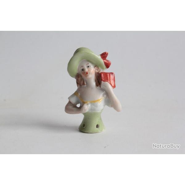 Demi figurine porcelaine Femme
