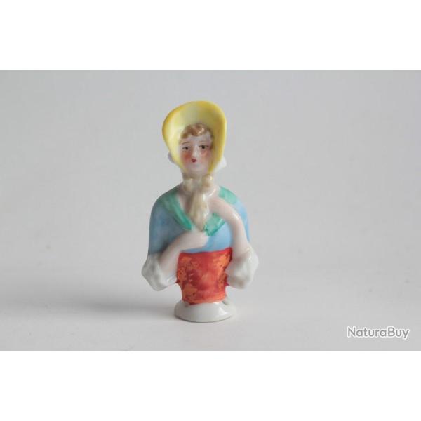 Demi figurine porcelaine Femme
