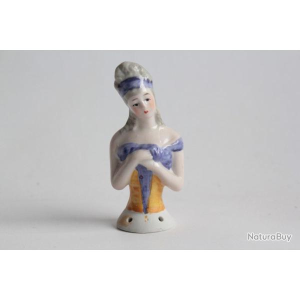 Demi figurine porcelaine Femme