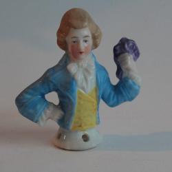 Demi figurine porcelaine Homme