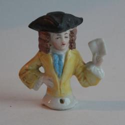 Demi figurine porcelaine Homme