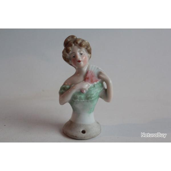 Demi figurine porcelaine Femme