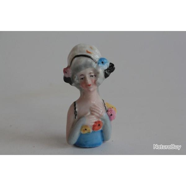 Demi figurine porcelaine Femme