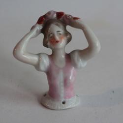 Demi figurine porcelaine Femme