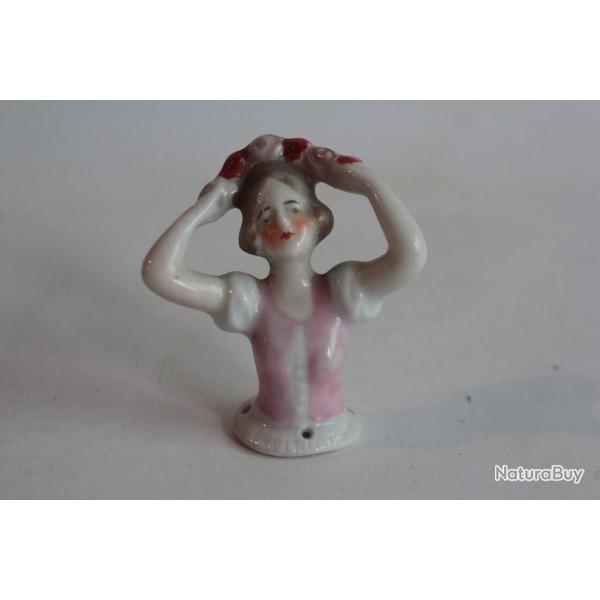 Demi figurine porcelaine Femme