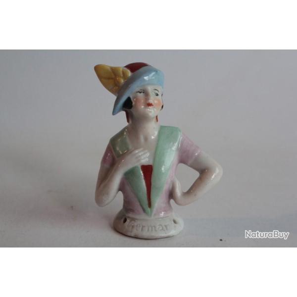 Demi figurine porcelaine Femme