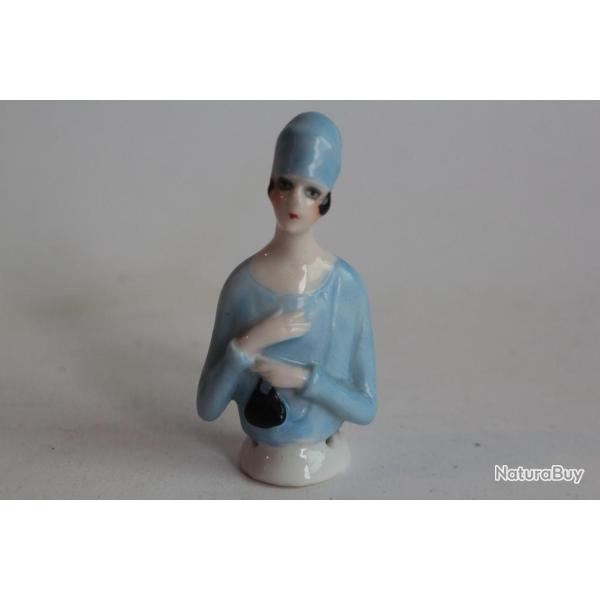 Demi figurine porcelaine Garonne Art Dco