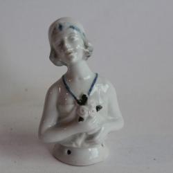 Demi figurine porcelaine Femme
