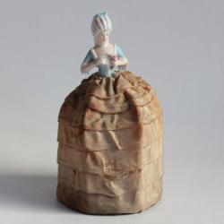 Demi figurine porcelaine Marquise abat-jour