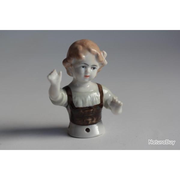 Demi figurine porcelaine Jeune fille