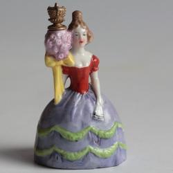 Flacon à parfum figuratif Marquise porcelaine