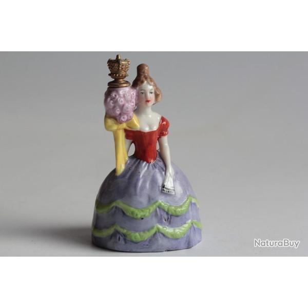 Flacon  parfum figuratif Marquise porcelaine