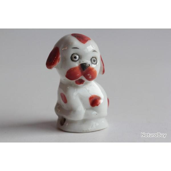 Demi figurine porcelaine Chien