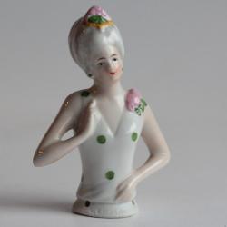 Demi figurine porcelaine Femme