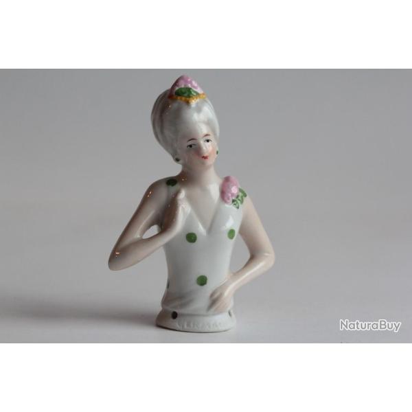 Demi figurine porcelaine Femme