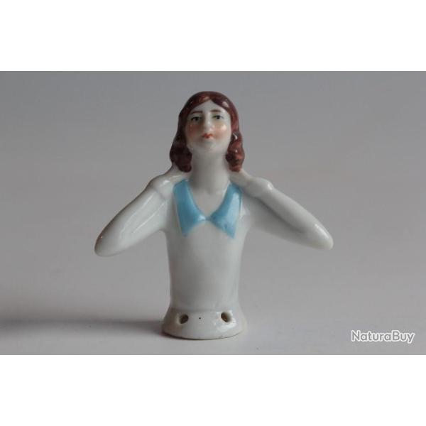 Demi figurine porcelaine Femme