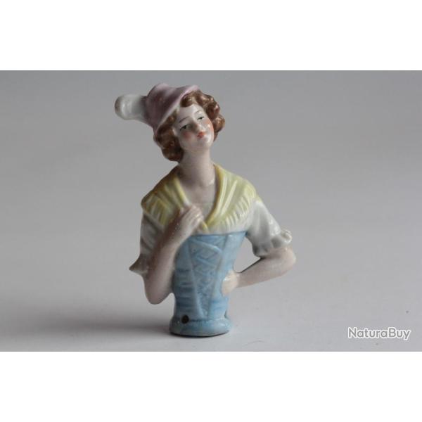 Demi figurine porcelaine Femme