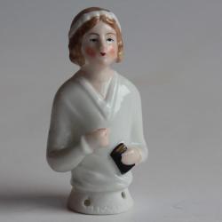 Demi figurine porcelaine Femme