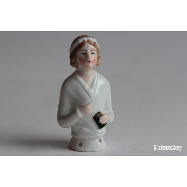 Demi figurine porcelaine Femme
