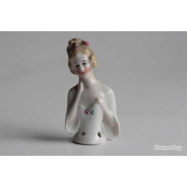 Demi figurine porcelaine Femme