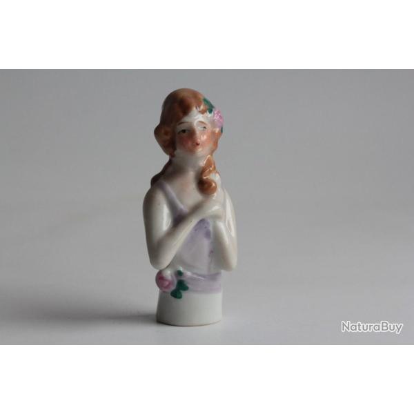 Demi figurine porcelaine Femme