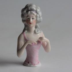 Demi figurine porcelaine Femme Marquise bras détachés