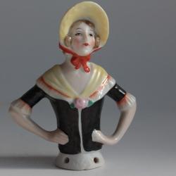 Demi figurine porcelaine Femme