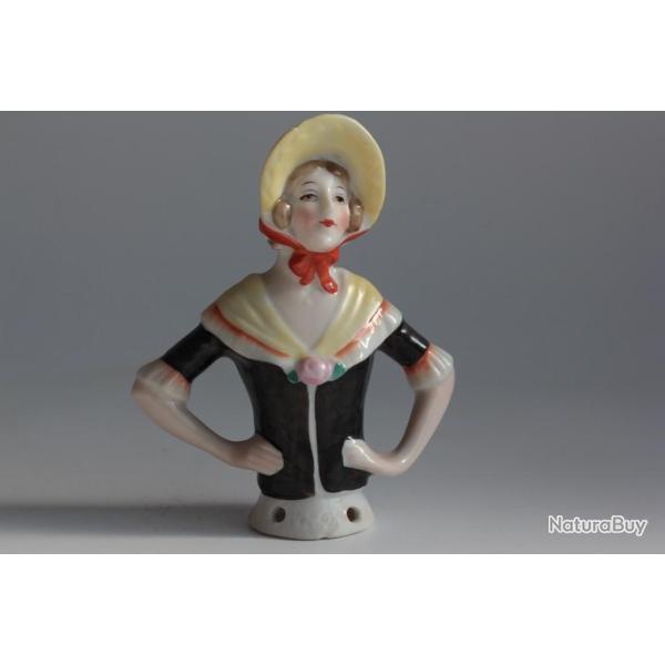 Demi figurine porcelaine Femme