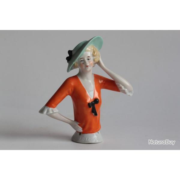 Demi figurine porcelaine Femme