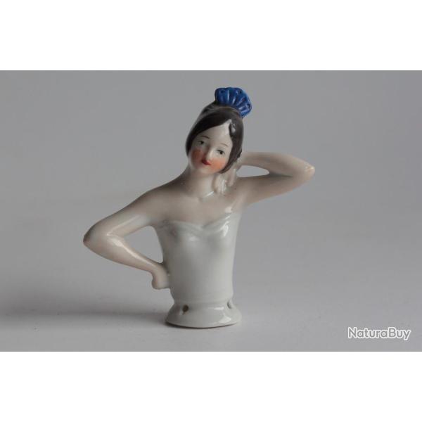 Demi figurine porcelaine Femme
