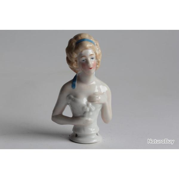 Demi figurine porcelaine Femme