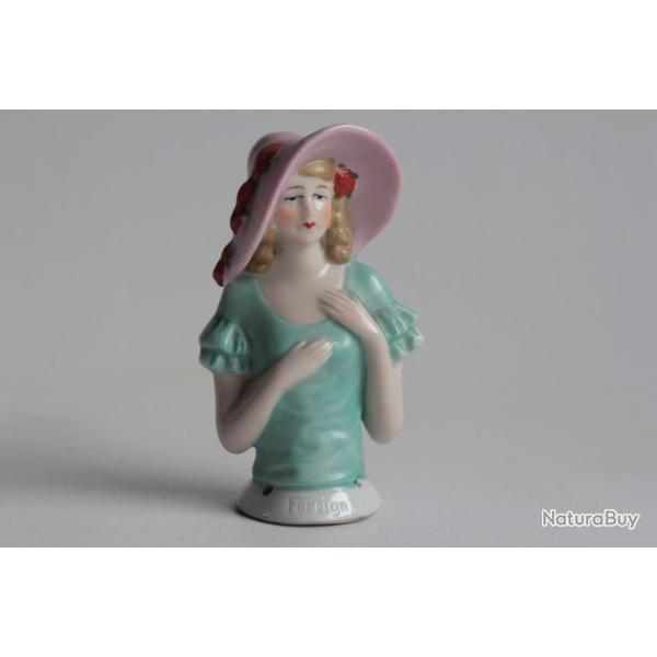 Demi figurine porcelaine Femme